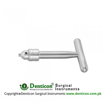 Drill Handle With Chuck T-Form - With Key Ref:- OR-034-90 Stainless Steel, Standard